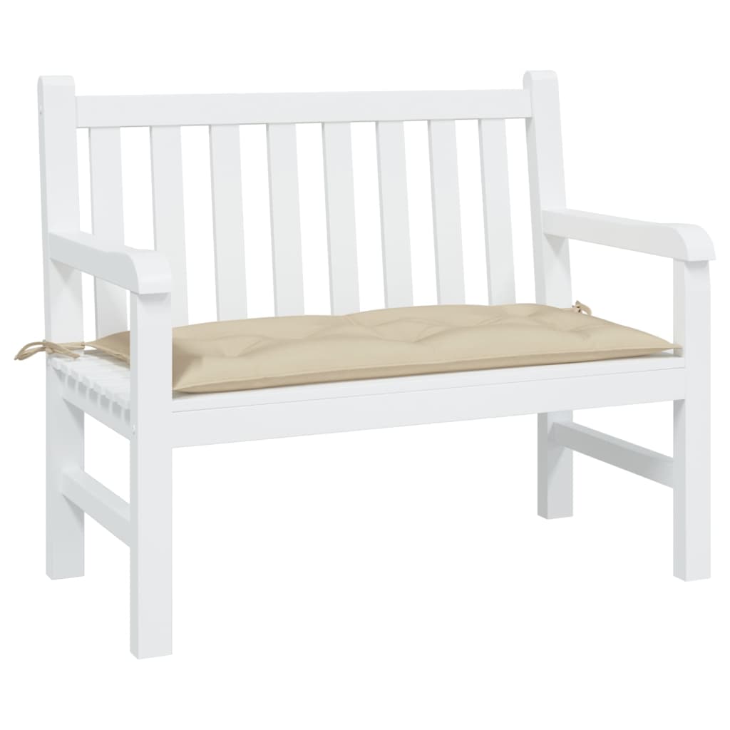 VidaXL Gartenbankkissen 100x50x7 cm Oxford-Gewebe Beige