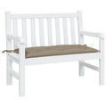 VidaXL Gartenbankkissen 100x50x7 cm Oxford-Gewebe Taupe