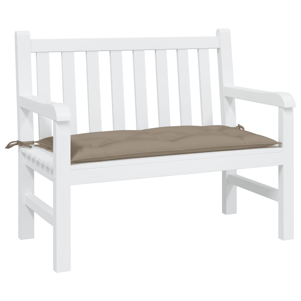 VidaXL Gartenbankkissen 100x50x7 cm Oxford-Gewebe Taupe