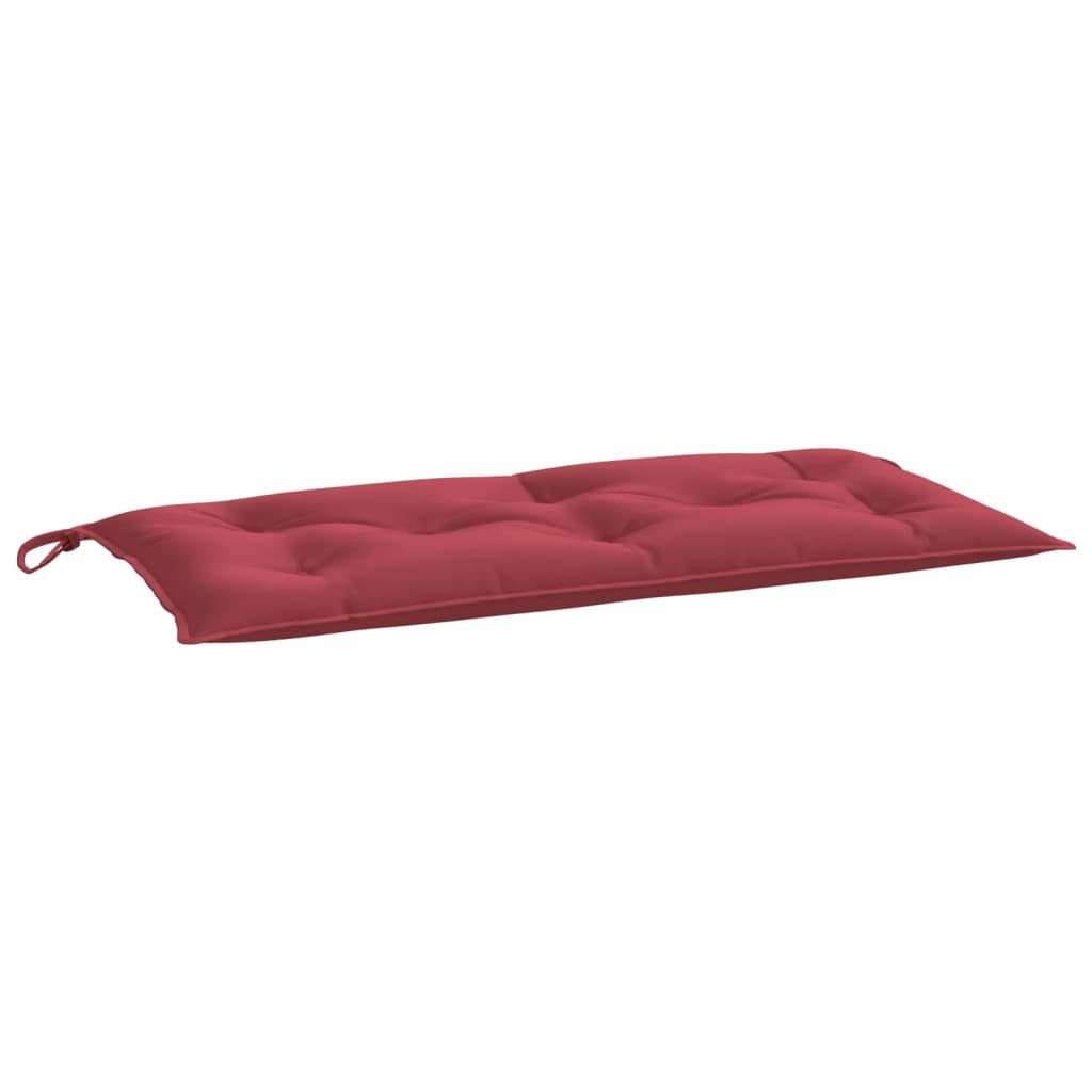 VidaXL Gartenbankkissen 100x50x7 cm Oxford-Gewebe Weinrot