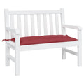 VidaXL Gartenbankkissen 100x50x7 cm Oxford-Gewebe Weinrot