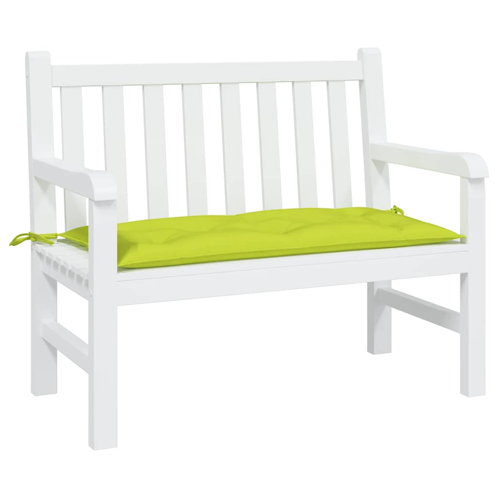 VidaXL Gartenbankkissen 100x50x7 cm Oxford-Gewebe Hellgrün
