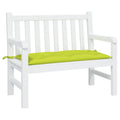 VidaXL Gartenbankkissen 100x50x7 cm Oxford-Gewebe Hellgrün