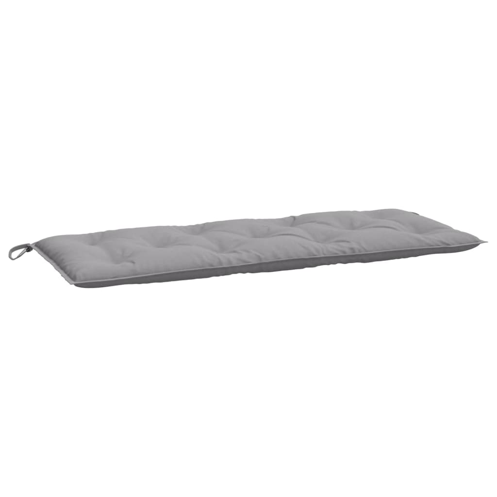 VidaXL Gartenbankkissen 120x50x7 cm Oxford-Gewebe Grau