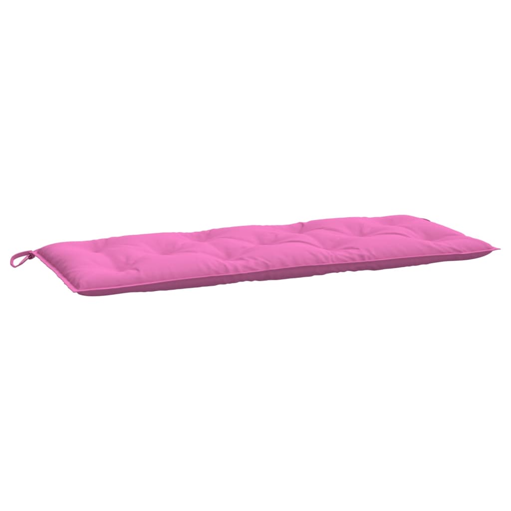VidaXL Gartenbankkissen 120x50x7 cm Stoff Rosa