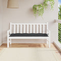 VidaXL Gartenbankkissen 150x50x7 cm Oxford-Gewebe Schwarz