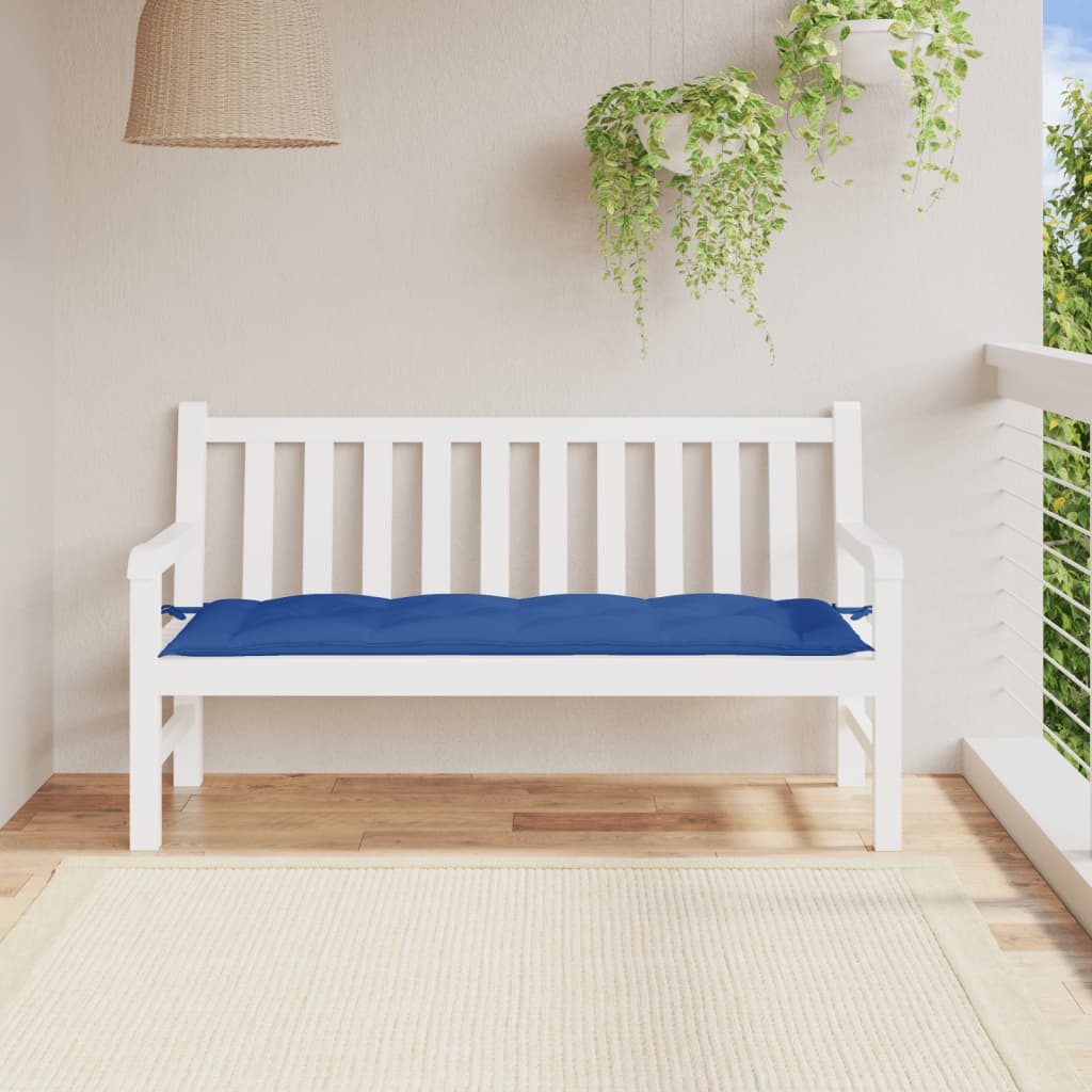 VidaXL Gartenbankkissen 150x50x7 cm Oxford-Gewebe Königsblau