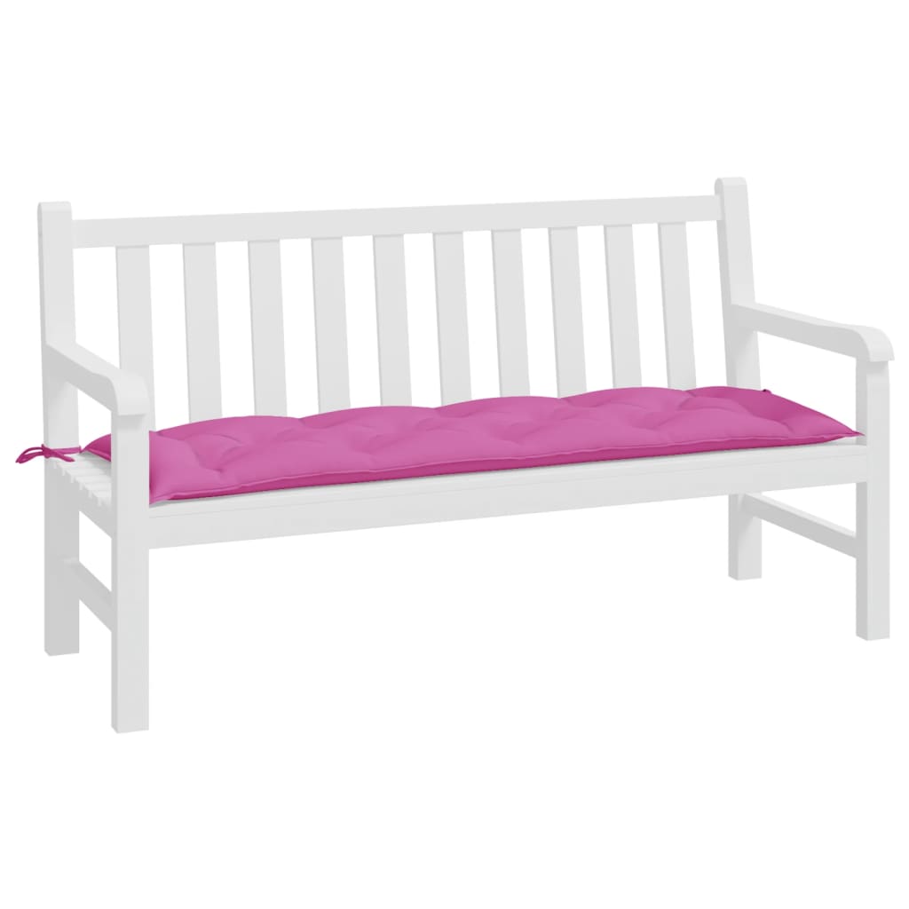 VidaXL Gartenbankkissen 150x50x7 cm Oxford-Gewebe Rosa