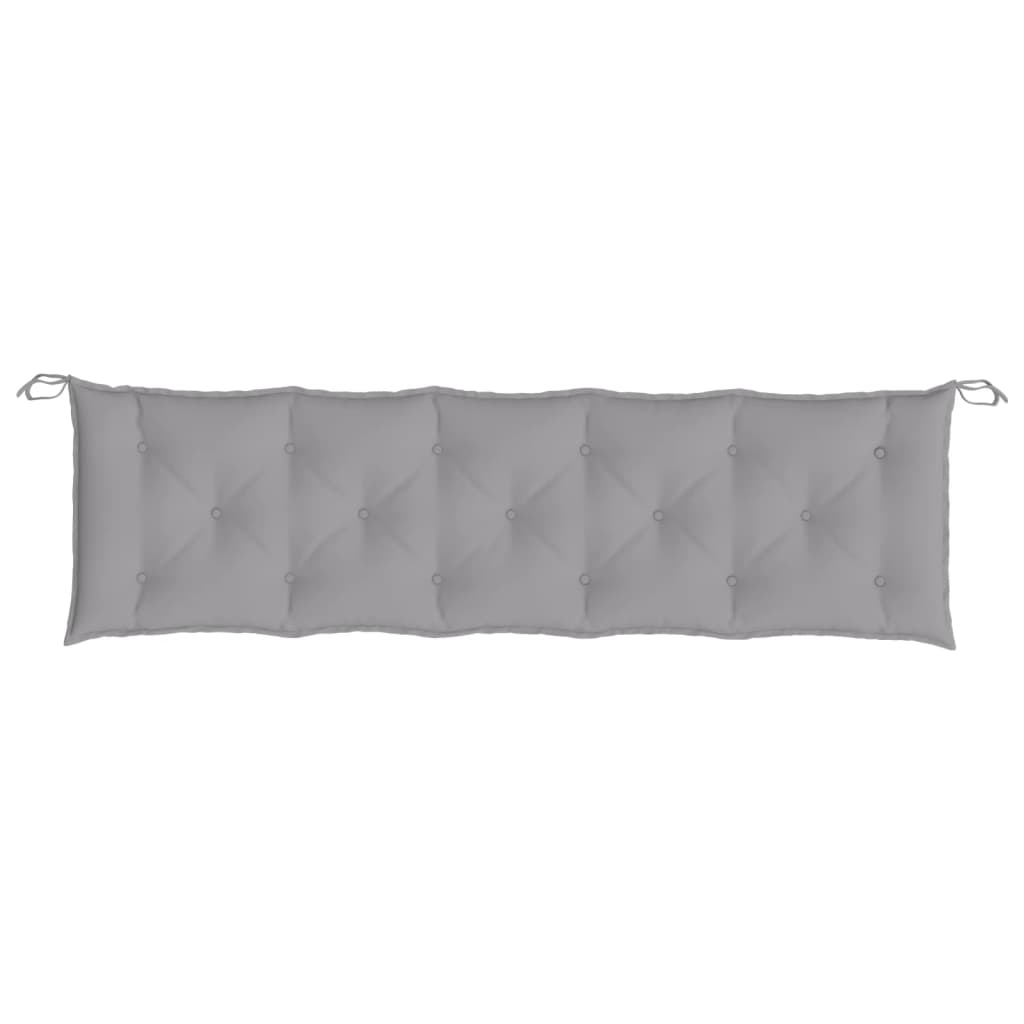 Vidaxl tuinbankkussen 180x50x7 cm oxford stof grijs