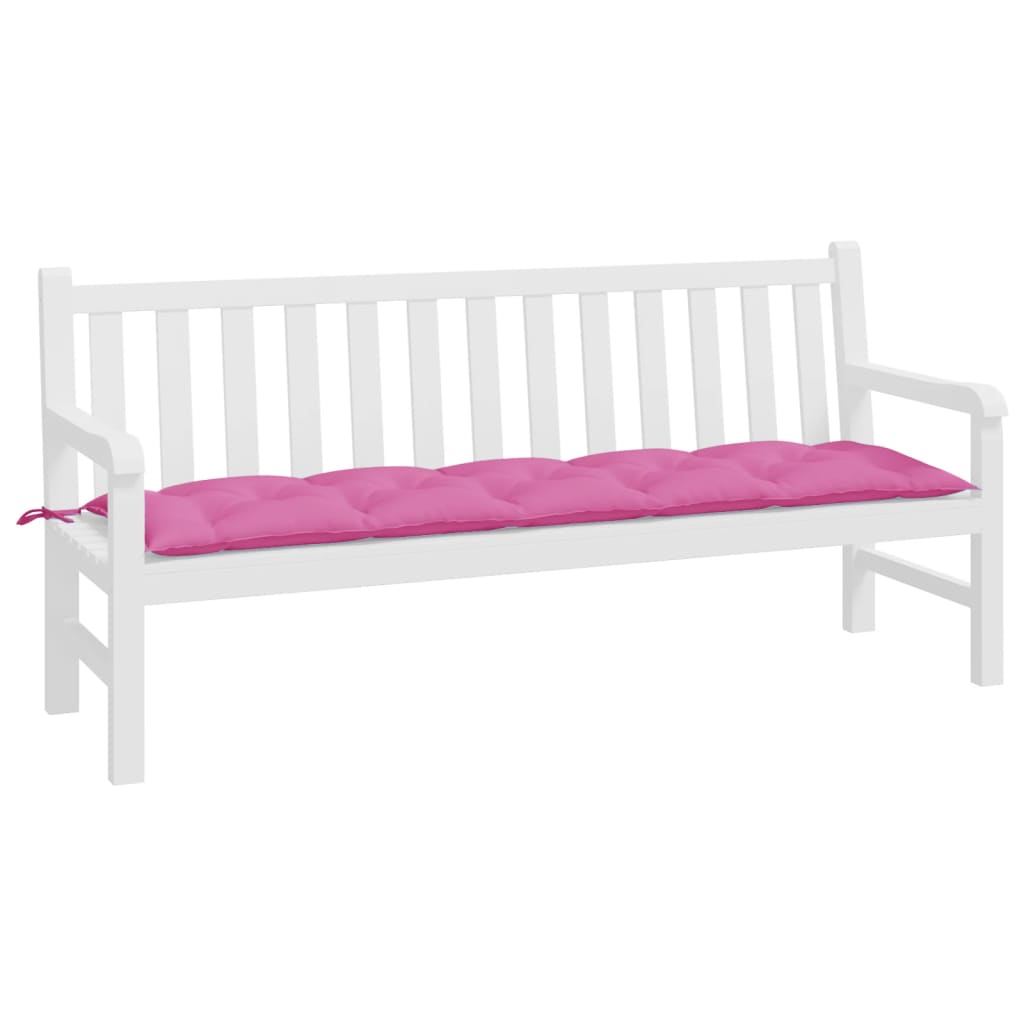 VidaXL Gartenbankkissen 180x50x7 cm Oxford-Gewebe Rosa