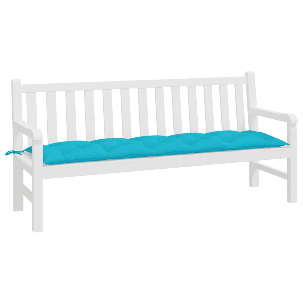 VidaXL Gartenbankkissen 180x50x7 cm Oxford-Gewebe Türkis
