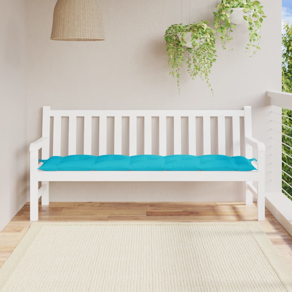 VidaXL Gartenbankkissen 180x50x7 cm Oxford-Gewebe Türkis