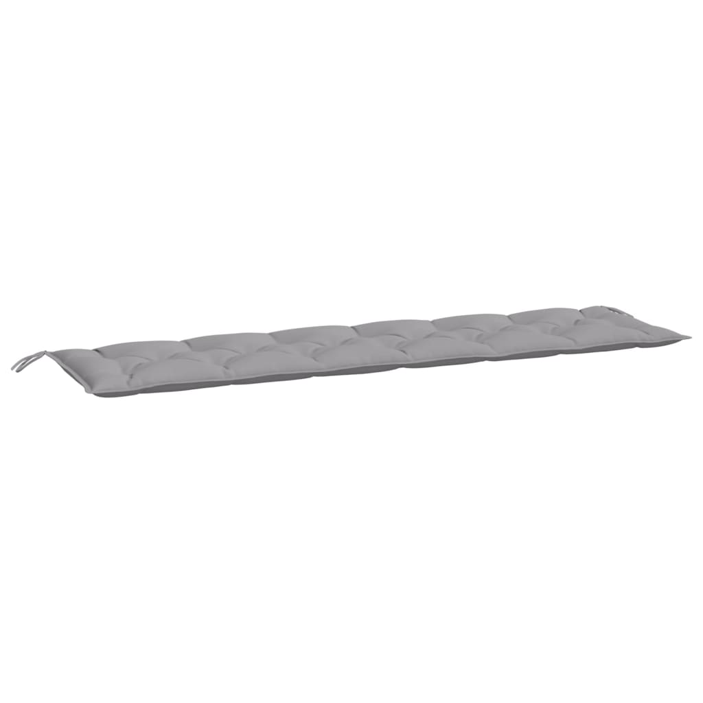 VidaXL Gartenbankkissen 200x50x7 cm Oxford-Gewebe Grau