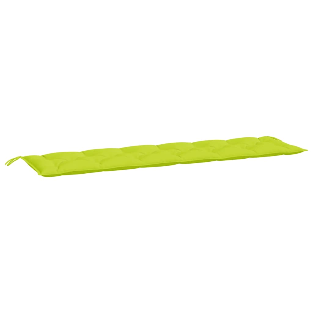 VidaXL Gartenbankkissen 200x50x7 cm Oxford-Gewebe Hellgrün