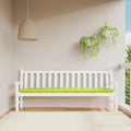 VidaXL Gartenbankkissen 200x50x7 cm Oxford-Gewebe Hellgrün