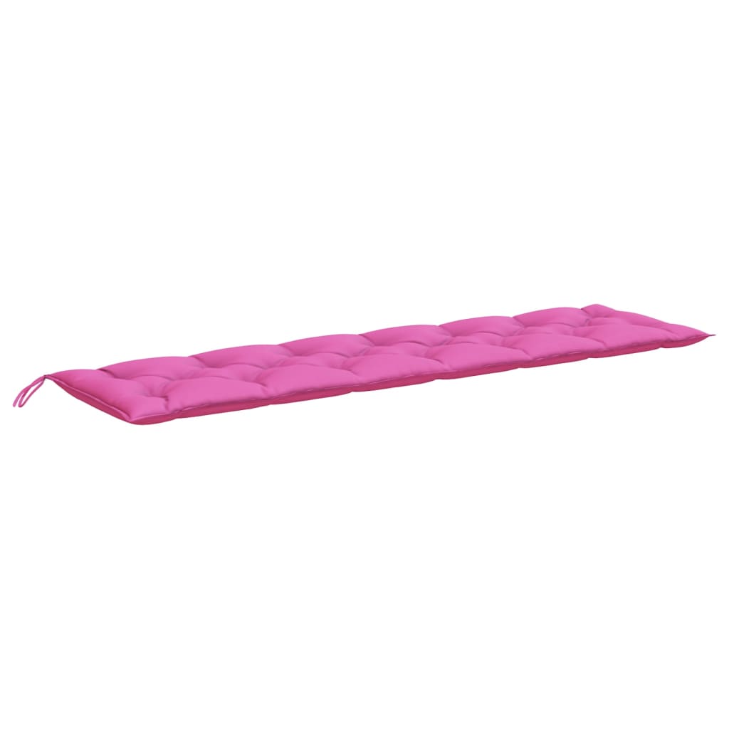 VidaXL Gartenbankkissen 200x50x7 cm Stoff Rosa