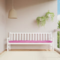 VidaXL Gartenbankkissen 200x50x7 cm Stoff Rosa