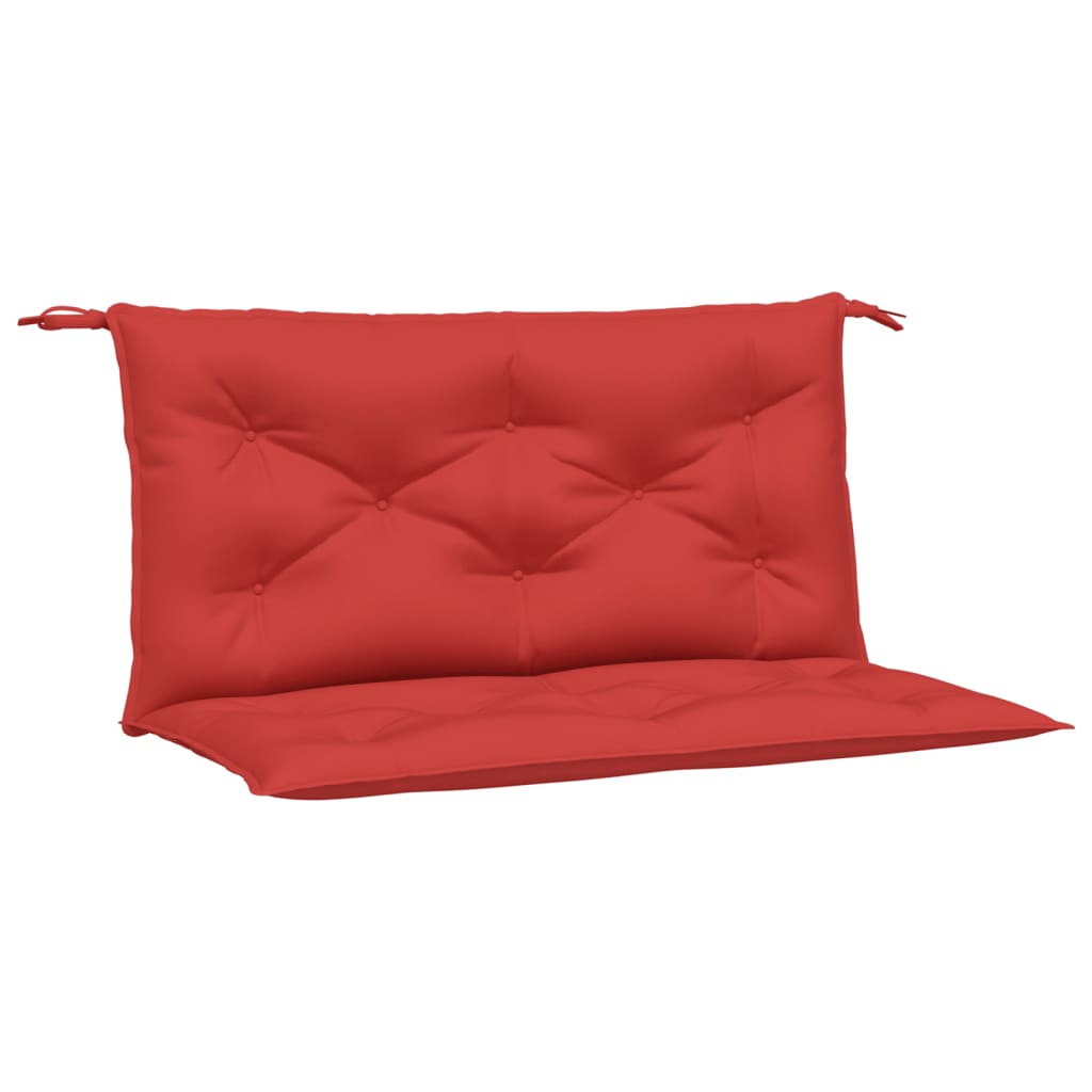 VidaXL Gartenbankkissen, 2 Stück, 100 x 50 x 7 cm, Oxford-Gewebe, Rot