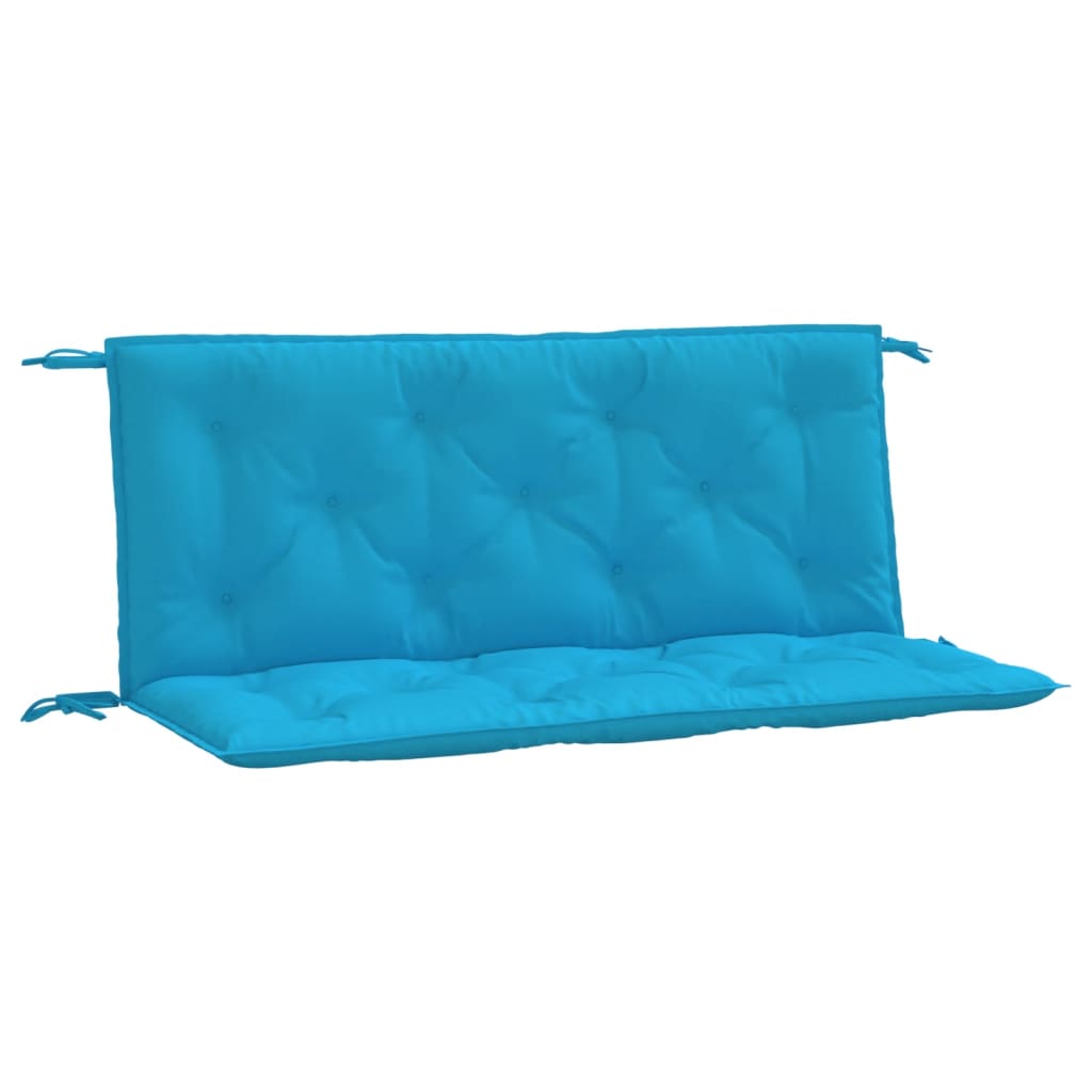 VidaXL Gartenbankkissen, 2 Stück, 120 x 50 x 7 cm, Oxford-Gewebe, Hellblau