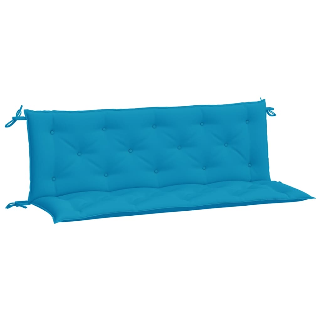 VidaXL Gartenbankkissen, 2 Stück, 150 x 50 x 7 cm, Oxford-Gewebe, Hellblau