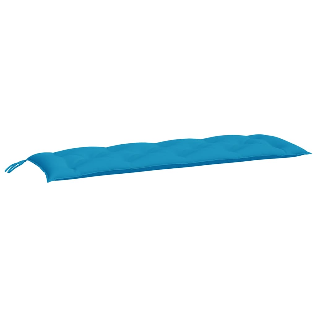 VidaXL Gartenbankkissen, 2 Stück, 150 x 50 x 7 cm, Oxford-Gewebe, Hellblau