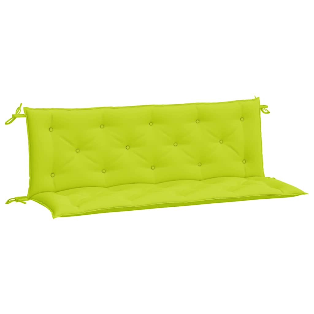 VidaXL Gartenbankkissen, 2 Stück, 150 x 50 x 7 cm, Oxford-Gewebe, Hellgrün