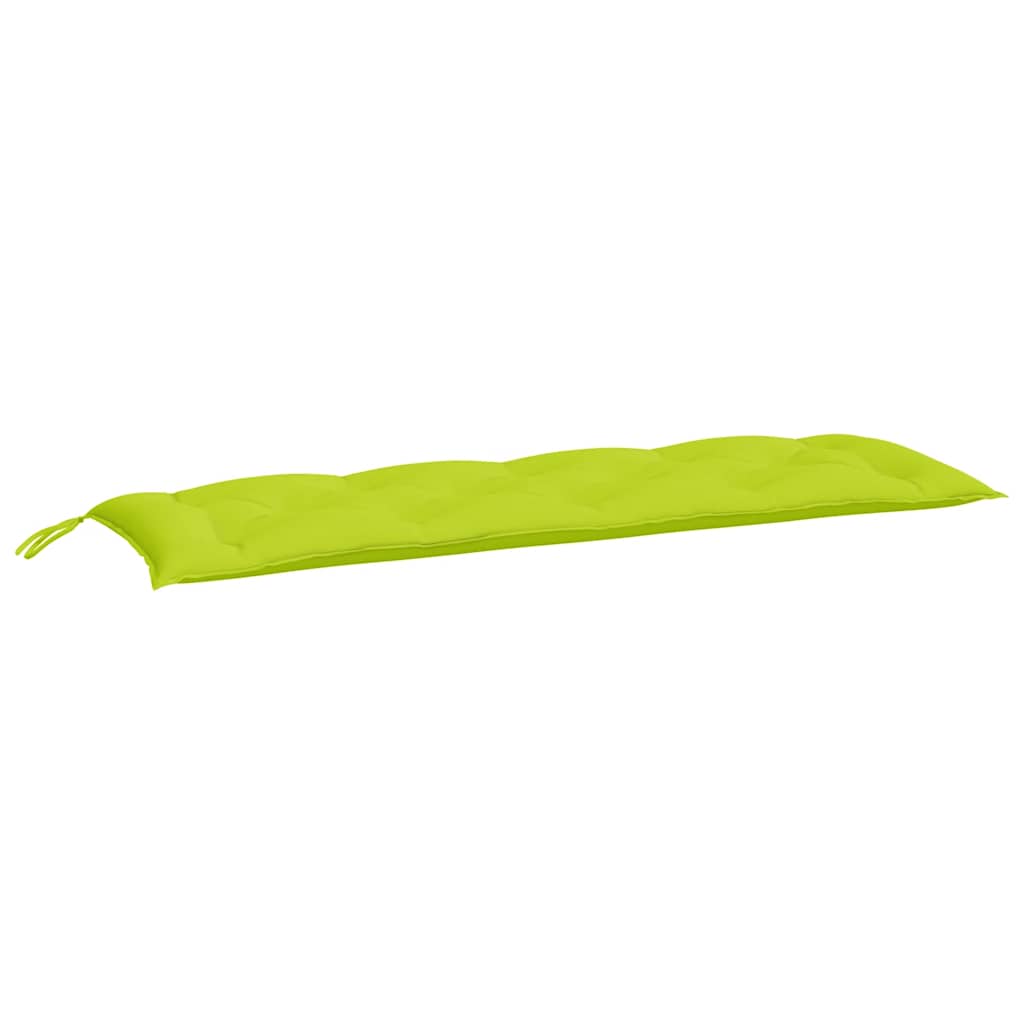 VidaXL Gartenbankkissen, 2 Stück, 150 x 50 x 7 cm, Oxford-Gewebe, Hellgrün