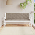 VidaXL Gartenbankkissen, 2 Stück, 180 x 50 x 7 cm, Oxford-Gewebe, Taupe