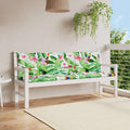 Vidaxl tuinbankkussens 2 st 200x50x7 cm stof meerkleurig