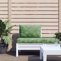 Vidaxl palletkussens 2 st bladpatroon oxford stof