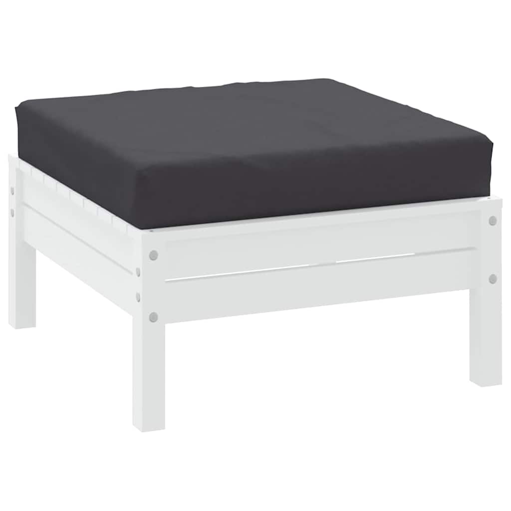 Vidaxl palletkussen 60x60x9,5 cm oxford stof antracietkleurig