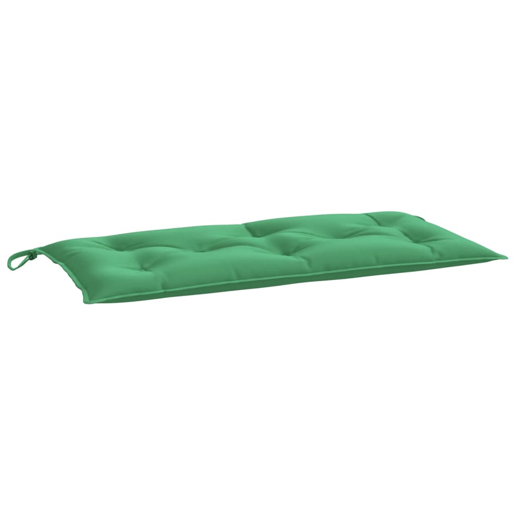 VidaXL Gartenbankkissen 110x50x7 cm Oxford-Gewebe Grün