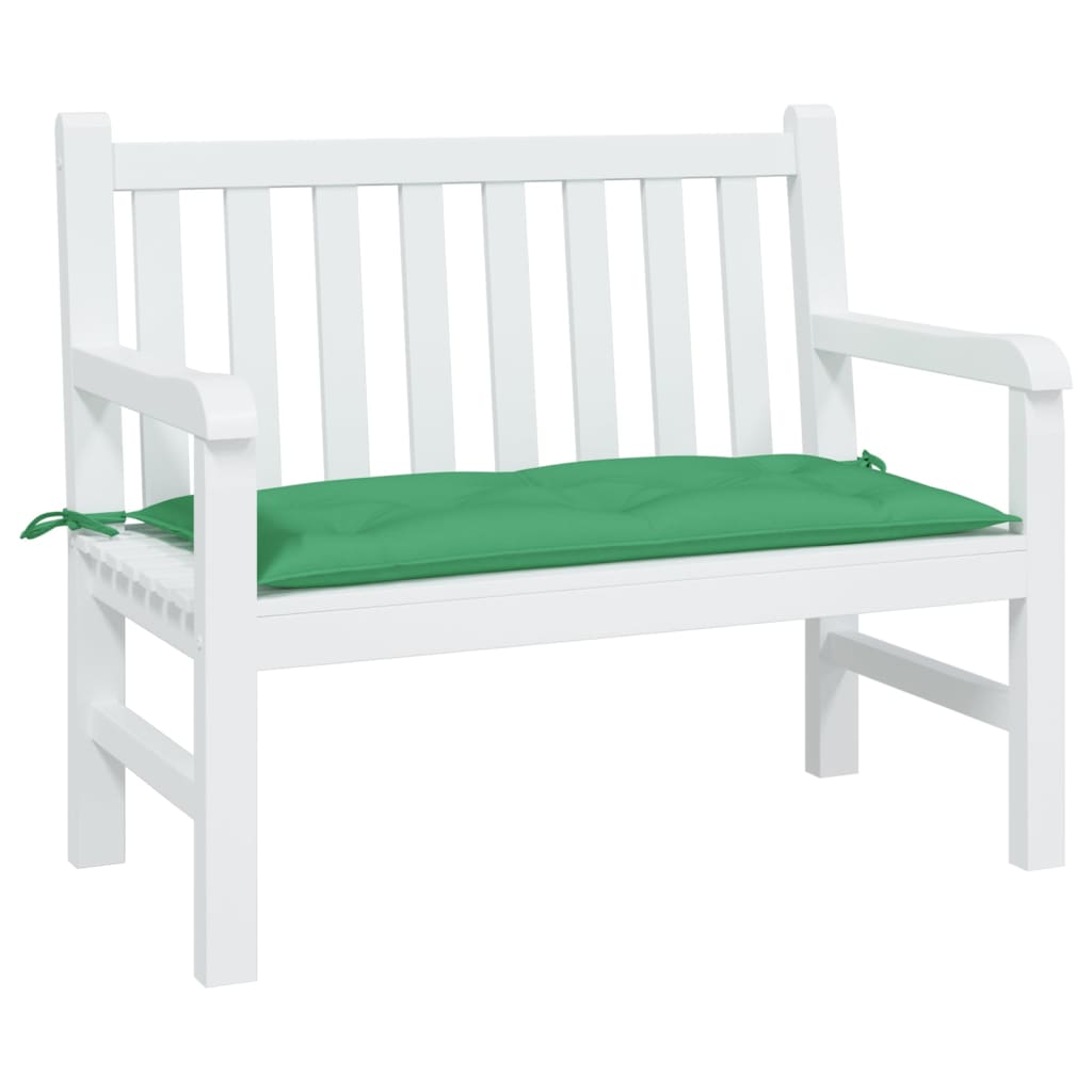 VidaXL Gartenbankkissen 110x50x7 cm Oxford-Gewebe Grün