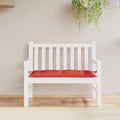 VidaXL Gartenbankkissen 110x50x7 cm Oxford-Gewebe Rot