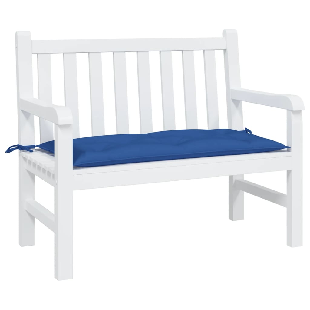 VidaXL Gartenbankkissen 110x50x7 cm Stoff Blau
