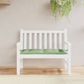 VidaXL Gartenbankkissen mit Blattmuster, 110 x 50 x 7 cm, Stoff