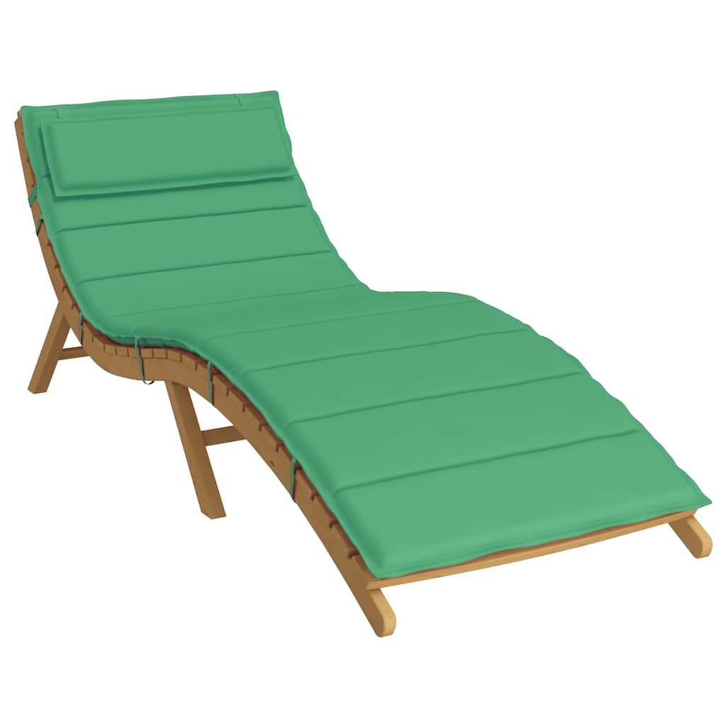 Vidaxl ligbedkussen 180x60x4 cm oxford stof groen