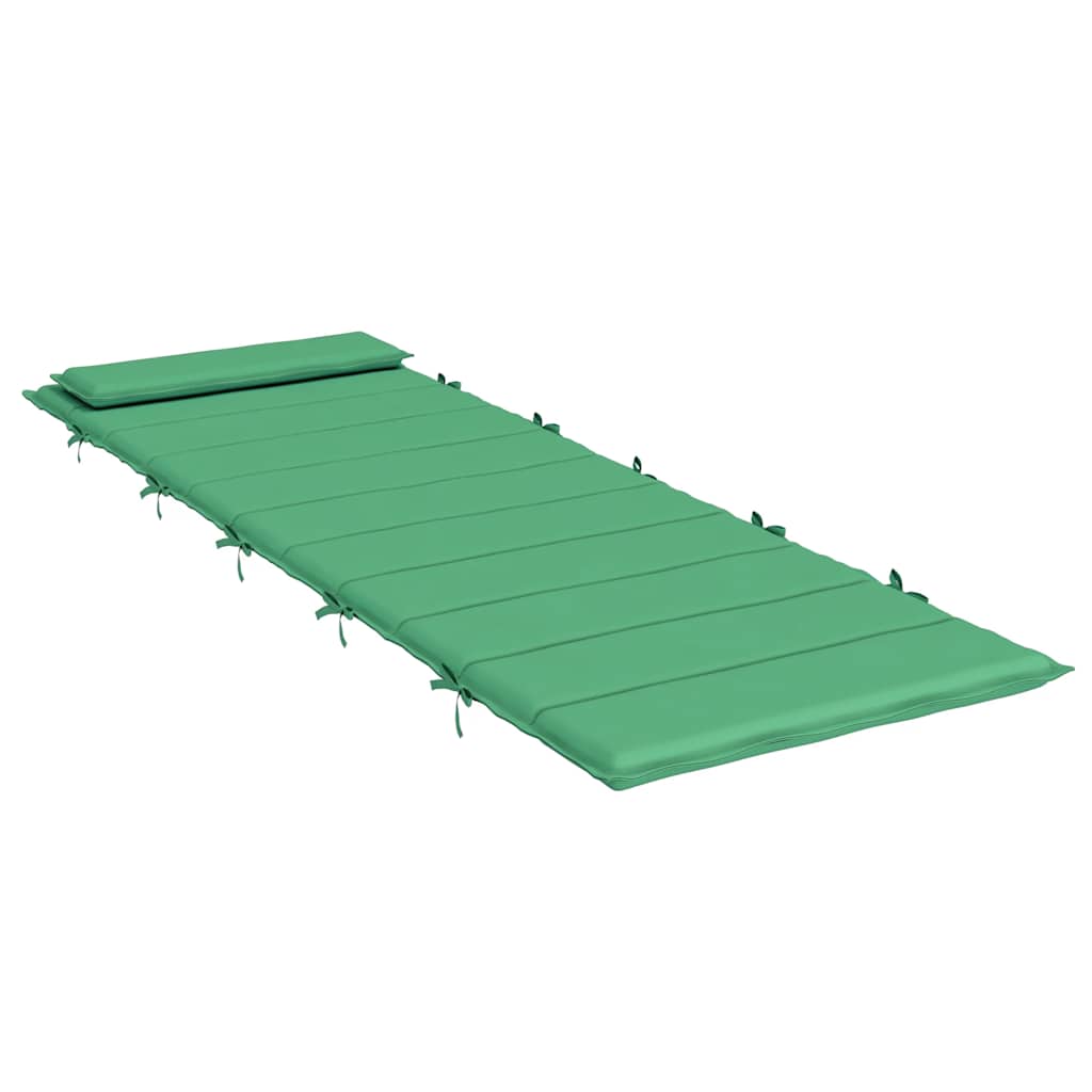 Vidaxl ligbedkussen 180x60x4 cm oxford stof groen