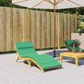 Vidaxl ligbedkussen 180x60x4 cm oxford stof groen