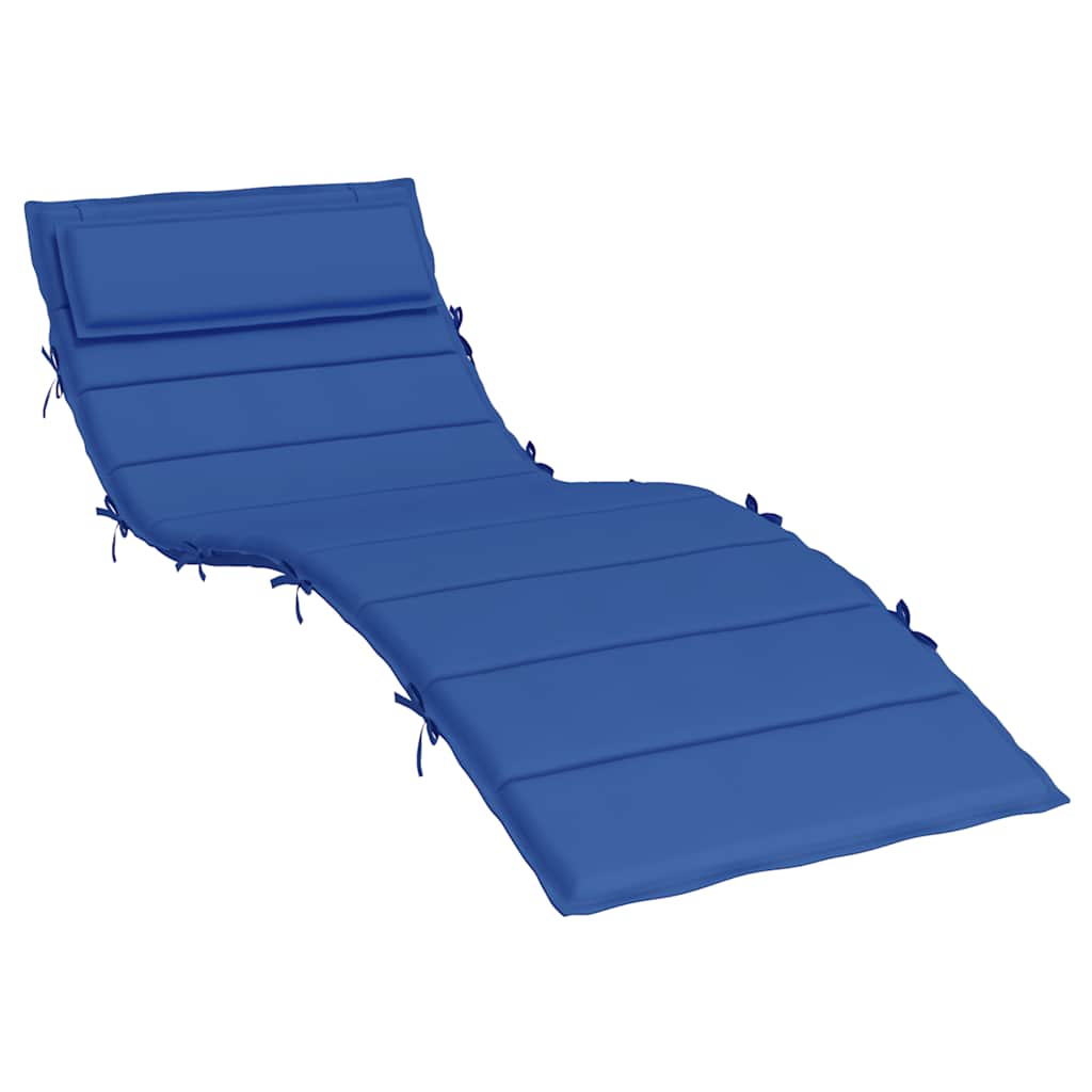 VidaXL Liegekissen 180x60x4 cm Oxford-Gewebe Königsblau