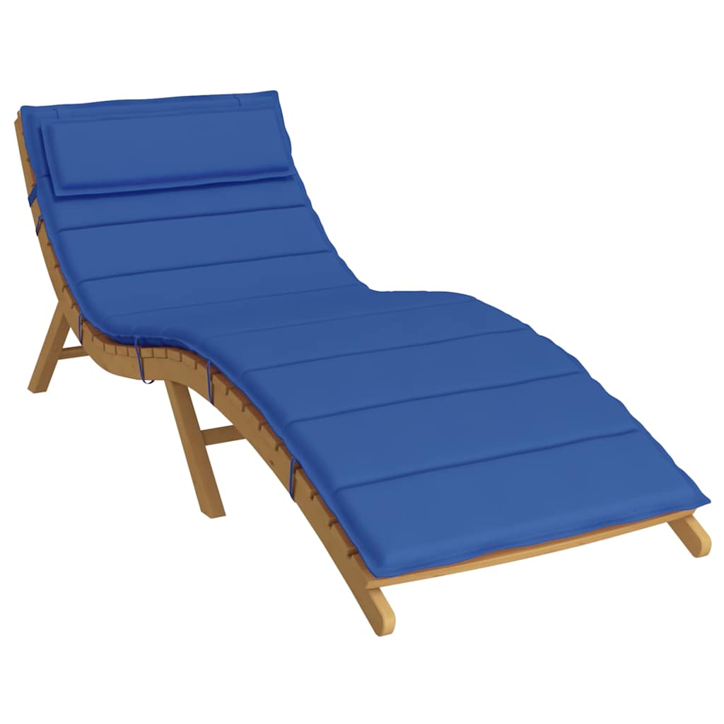 VidaXL Liegekissen 180x60x4 cm Oxford-Gewebe Königsblau