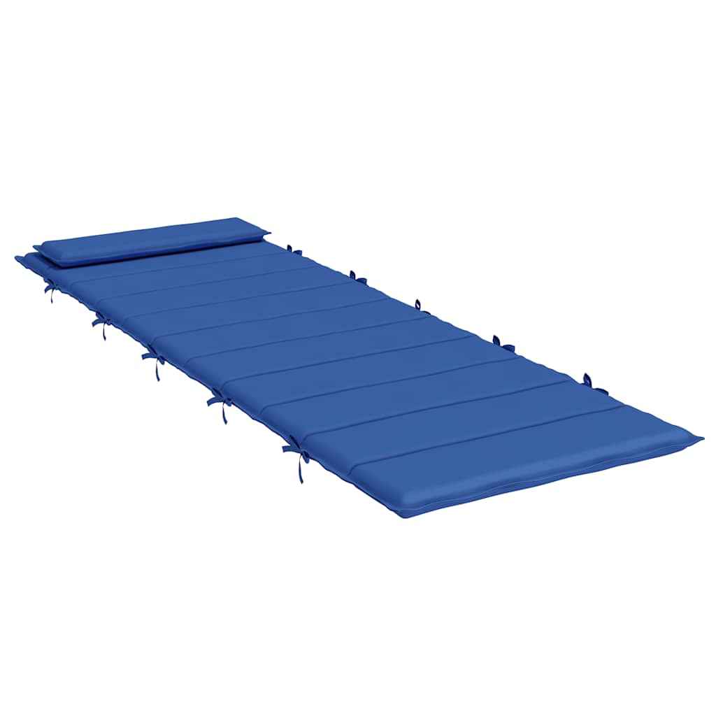 Vidaxl ligbedkussen 180x60x4 cm oxford stof koningsblauw