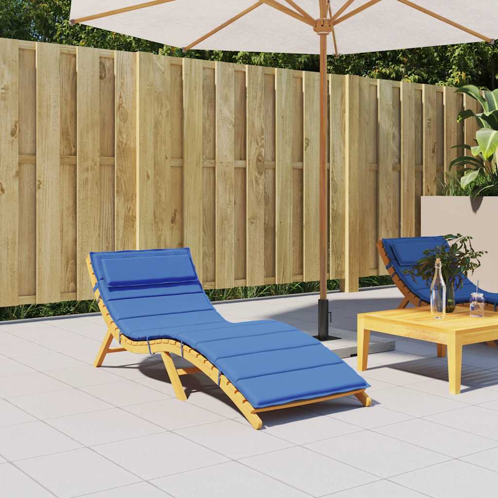 VidaXL Liegekissen 180x60x4 cm Oxford-Gewebe Königsblau
