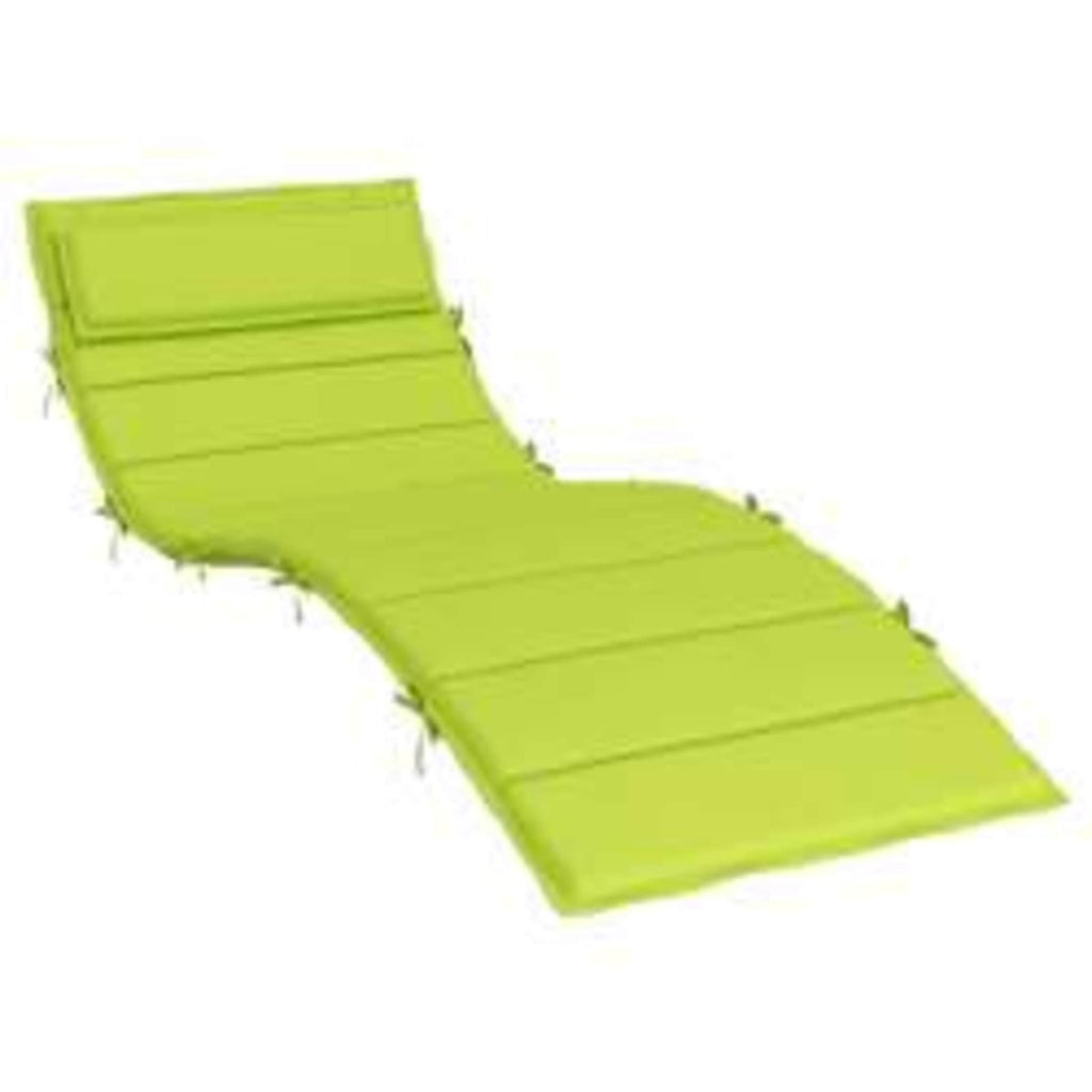 Vidaxl zon loungerkussen groen 178 x 60 x 4 cm oxford stof