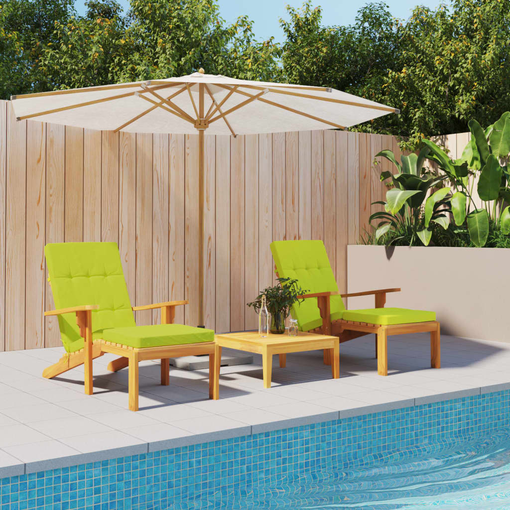 VidaXL Terrassenstuhlkissen, 2 Stück, Oxford-Gewebe, hellgrün