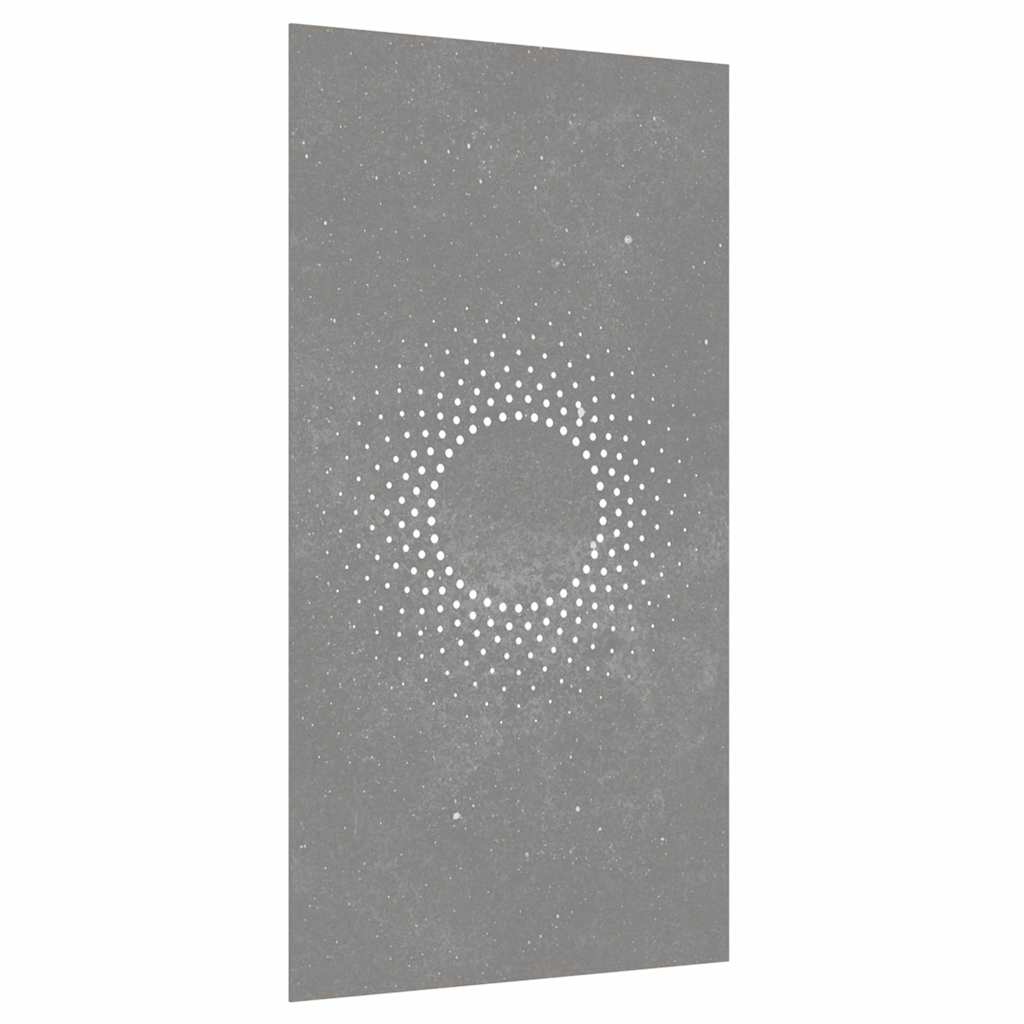 VidaXL Wanddekoration Garten Sonnendesign 105x55 cm Cortenstahl