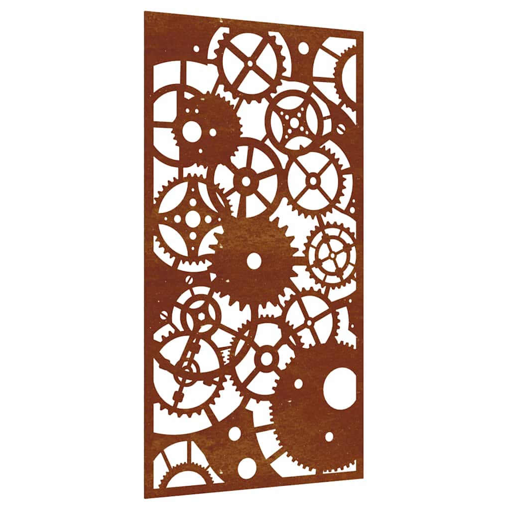 VidaXL Wanddekoration Garten-Design 105x55 cm Cortenstahl