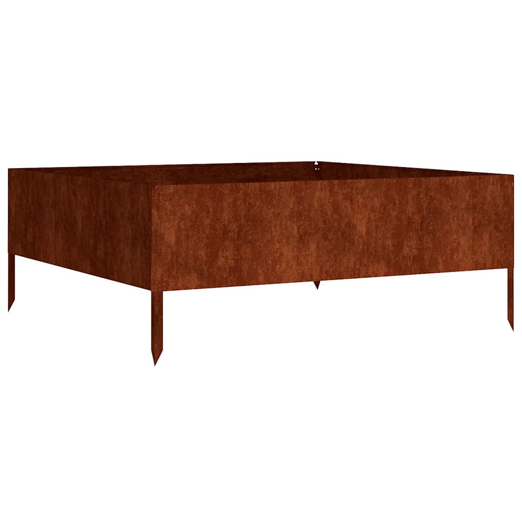 VidaXL Hochbeet 100x100x41 cm Cortenstahl