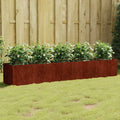 VIDAXL -Planzer Höhe 200x40x40 cm Corten -Stahl