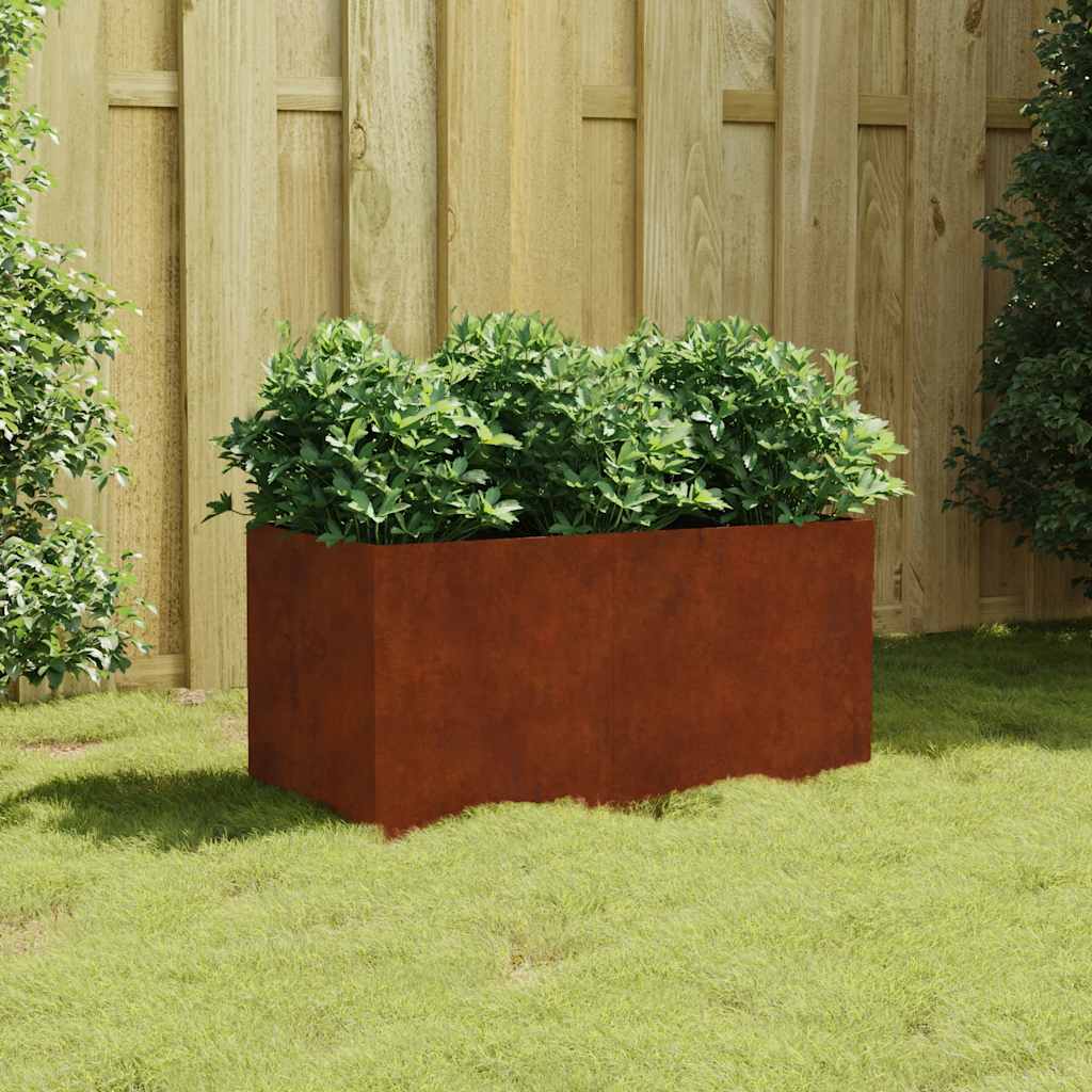 VIDAXL -Planungsbox 80x40x40 cm Cortenstahl